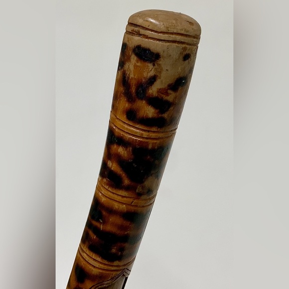 Antique Primitive South/Central American Hand Carved Folk Art Cane Walking Stick - Picture 5 of 16